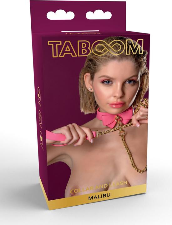 Immagine prodotto Taboom Collare e guinzaglio rosa