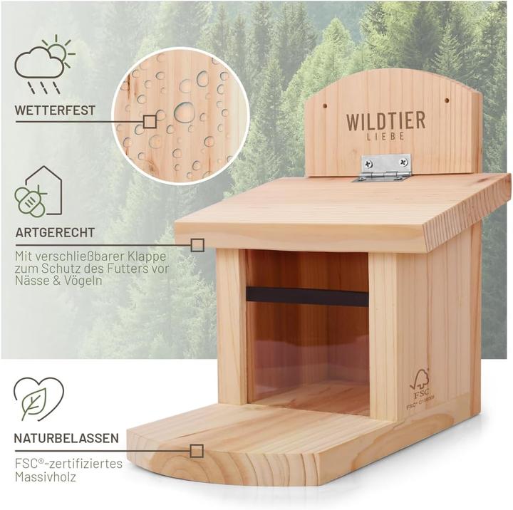 Immagine prodotto Liebe Eichhörnchen Futterhaus