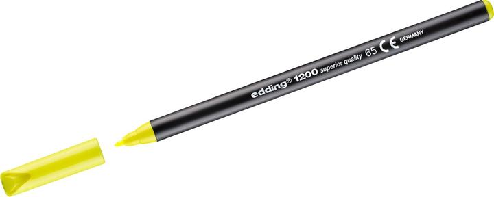 Produktbild Edding Filzstifte 1200 Gelb (10 Stück) (10 x)