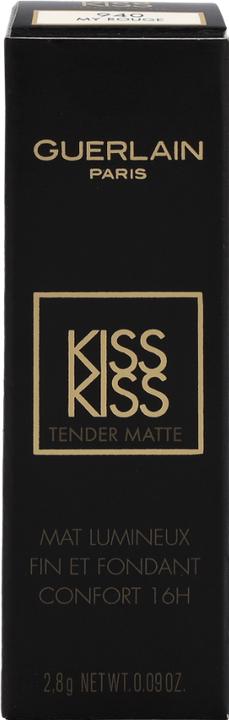 Actual product image Guerlain KissLips Tender Matte No 940 (940 My Rouge)