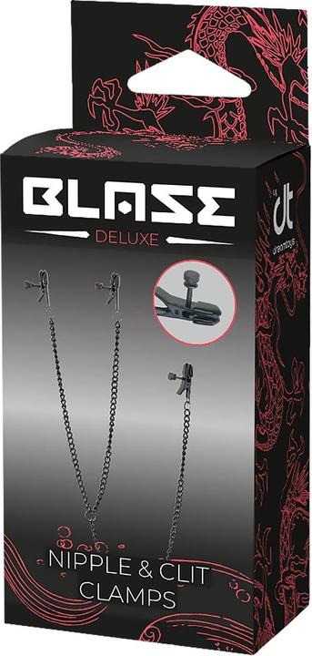 Actual product image Dream Toys Blaze Deluxe Nipple & Clit Clamps
