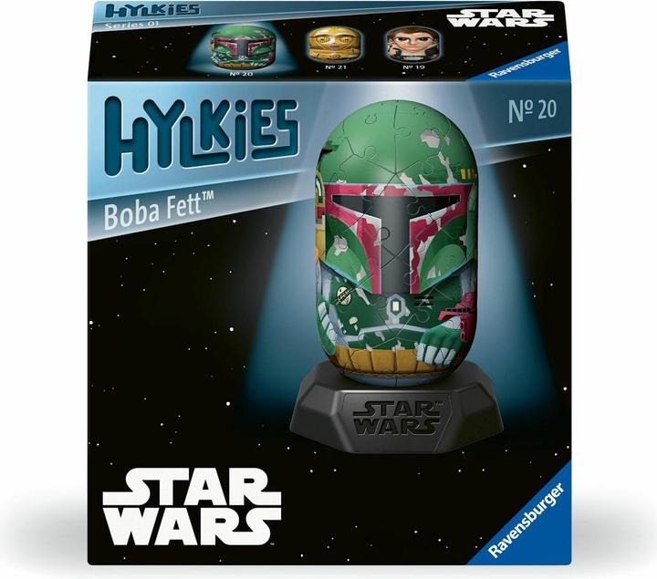 Ravensburger Hylkies: Die neue Sammelfigurenreihe zum selbst zusammenbauen. Figur #20- Boba Fett - (54 Teile)