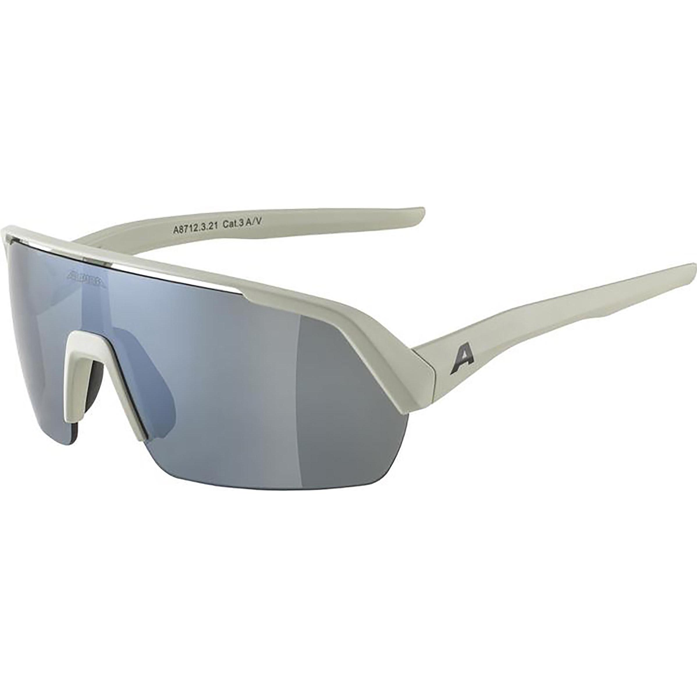 ALPINA SPORTS, Herren, Sportbrille, Turbo (Cool grey matt, Silber), Grau