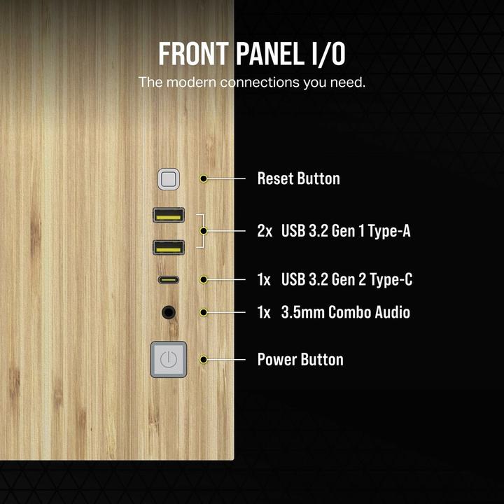 Actual product image Corsair 2500X (mATX)