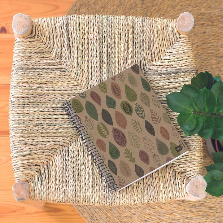 Immagine prodotto Maul ECO Design NB4 ECOLEAVES Recycle A5 SQU 80g farbig (Speditionsversand) (A5, Quadretti, Copertina rigida)