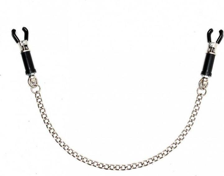 Produktbild Rimba Bondage Play Verstellbare Nippelklammern mit Kette