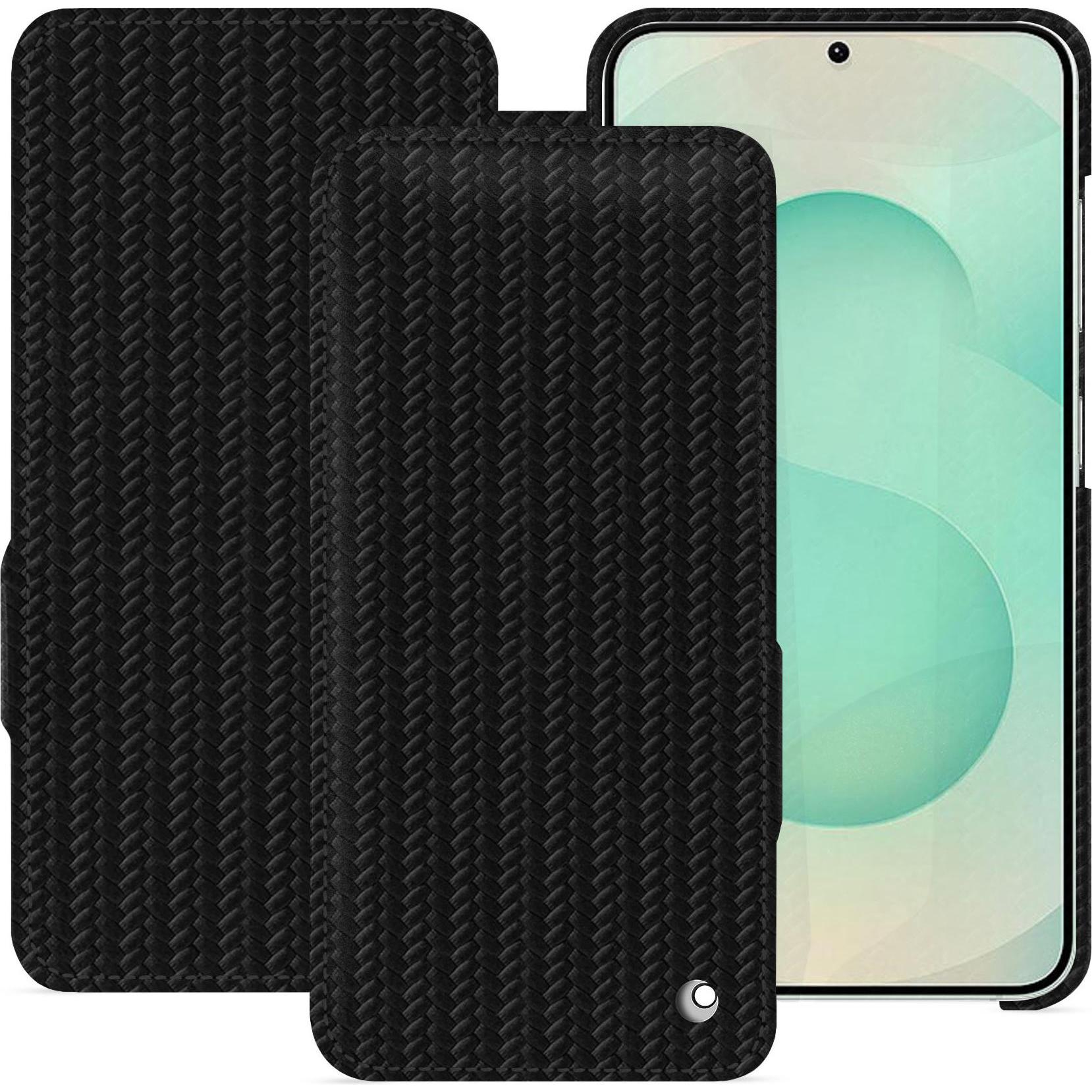 Noreve Lederschutzhülle horizontal (Samsung Galaxy S25+), Smartphone Hülle, Schwarz