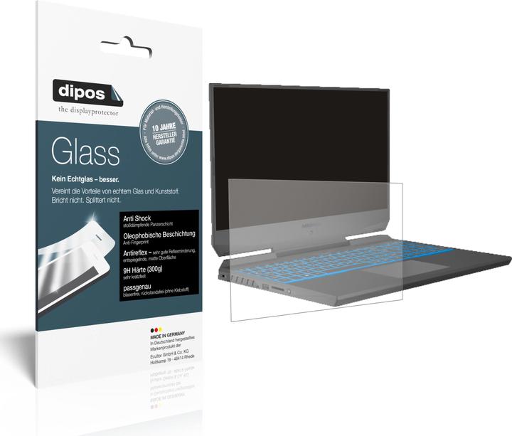 Actual product image Dipos Screen Protector Anti-Shock (15.60")