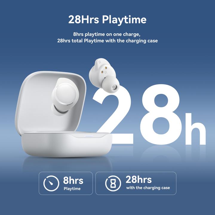 Image du produit Joyroom Jdots JR-DB3 TWS Wireless Headphones - White (8 h, Sans fil)