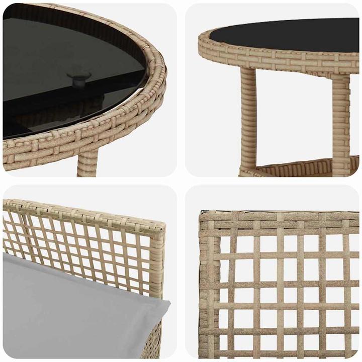 Produktbild vidaXL Garten-Dining-Set (60 x 60 x 75 cm)