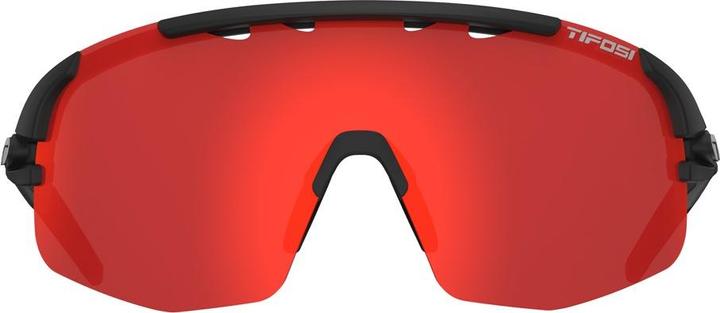 Produktbild Tifosi Schlitten Lite Sonnenbrille 2021: Mattschwarz/Rot (Clarion Red Fototec, Clarion Red Fototec)