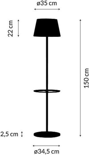 Actual product image Sompex Garcon Anth (1000 lm)