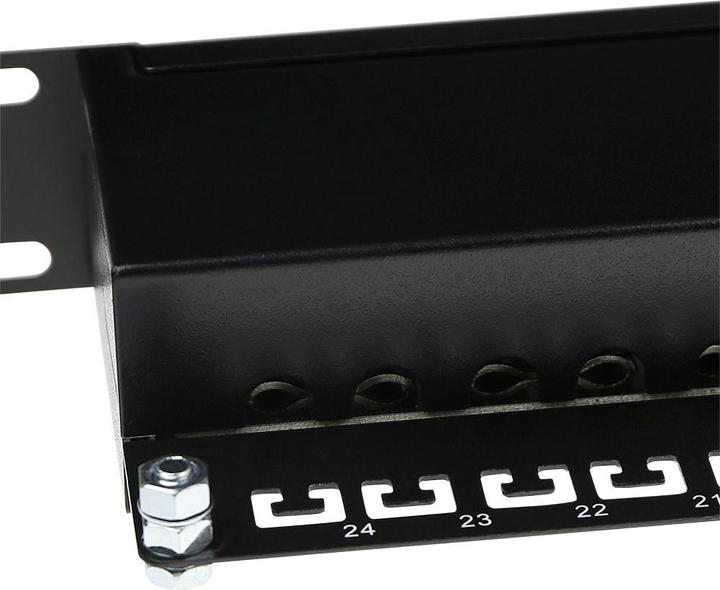 Productafbeelding ACT Categorie: CAT5E. Categorie: CAT5E patchpaneel 24p stp c5e+cover
