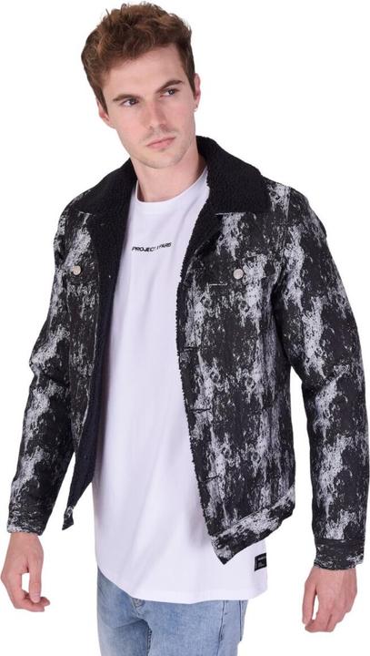 Actual product image Project X Paris Textured jacket with wool effect collar (L)