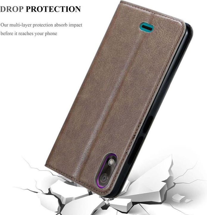 Actual product image Cadorabo Book Invisible Magnet Cover (Wiko View Max)