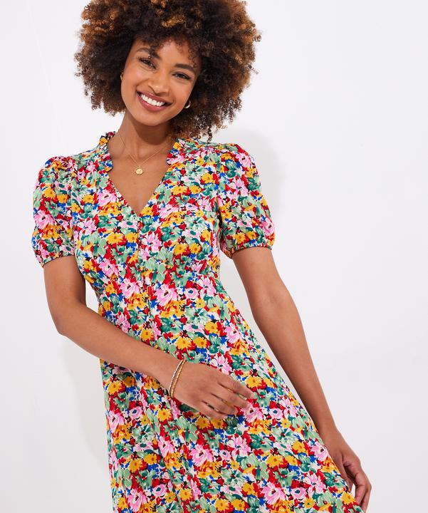 Produktbild Joe Browns Frilly Floral Shirred Midi (36)