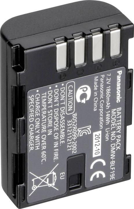 Actual product image Panasonic Dmw-Blf19e (Camera battery)