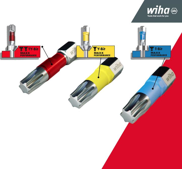 Actual product image Wiha SB 7948Y-904 XLSelector ( 41832 ) Bit Set Y-Bit 25 mm Phillips, Pozidriv, TORX 31-pcs. 1/4" (T 20, PH2, T 10, T 25, T 40, PH3, PH1, PZ2, T 15, PZ3, T 30, PZ1)
