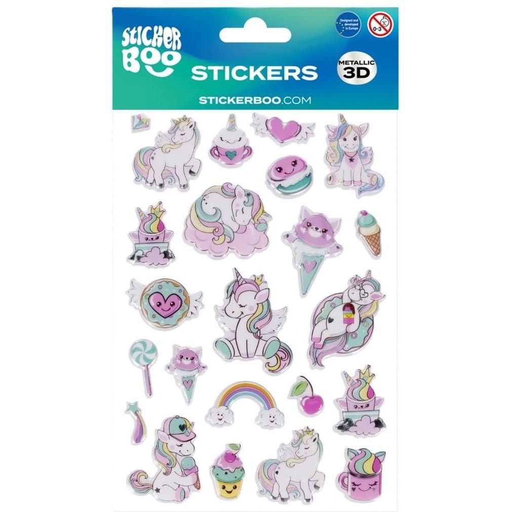 Sticker Boo Aufkleber BOO Einhornaufkleber (52287484)