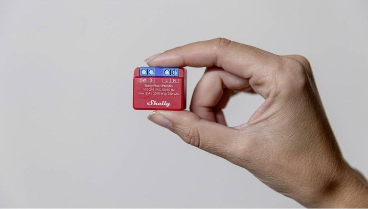Actual product image Shelly Plus 1PM Mini (Switch actuator)