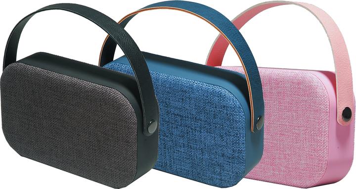 Actual product image Denver BTS-63C 6 W Multi-color portable stereo speaker (3 h, Battery operated)
