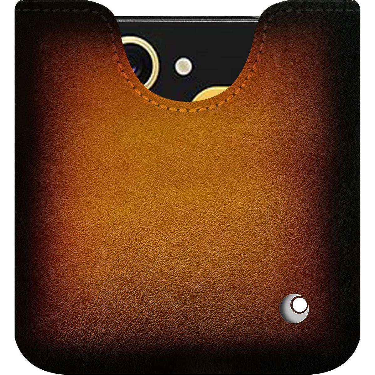 Thumbnail - Noreve Lederschutzhülle (Samsung Galaxy Z Flip6), Smartphone Hülle, Violett