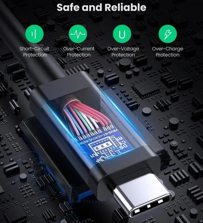 Produktbild Ugreen Thunderbolt 3 USB-C Kabel (40 Gbps, 100 Watt, 5A) (2 m, USB 3.1, 100 W)