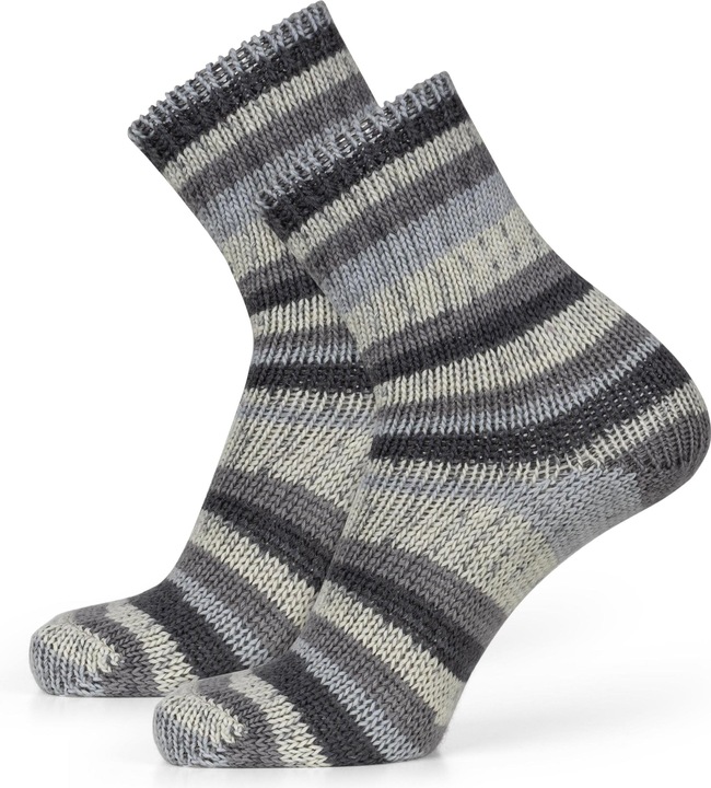 Image du produit Normani 2 paires de chaussettes en laine tricotée milleraies - 9093 (lot de 2, 39 - 42)