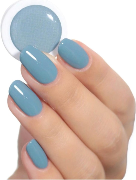 Actual product image Alessandro Striplac Peel or Soak - Snowman's Blessing (Blue, Grey, Petrol, Peelable nail polish)