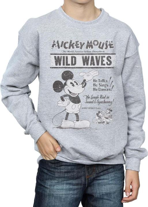 Produktbild Disney Mickey Mouse Making Waves Sweatshirt Jungen (140, 146)