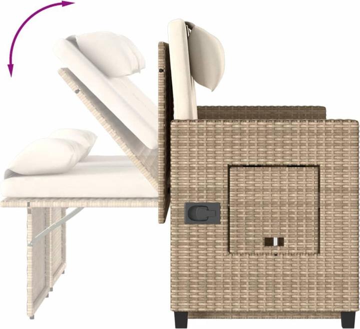 Image du produit vidaXL Ensemble salon de jardin 10 pièces avec coussins