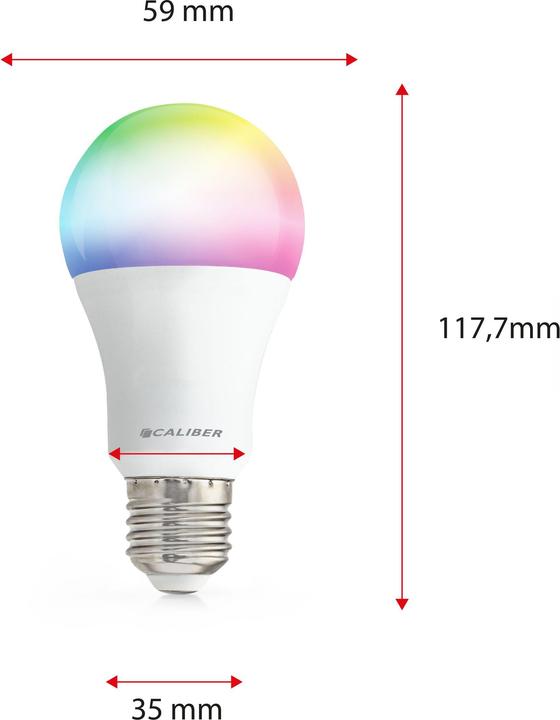 Produktbild Caliber HBT-E27 Smart Home LED Startpack (E27, 720 lm, 1x)