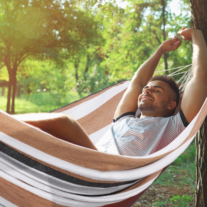 Actual product image Relaxdays Hammock, XXL Hanging Mat For 2 Adults (300 kg)