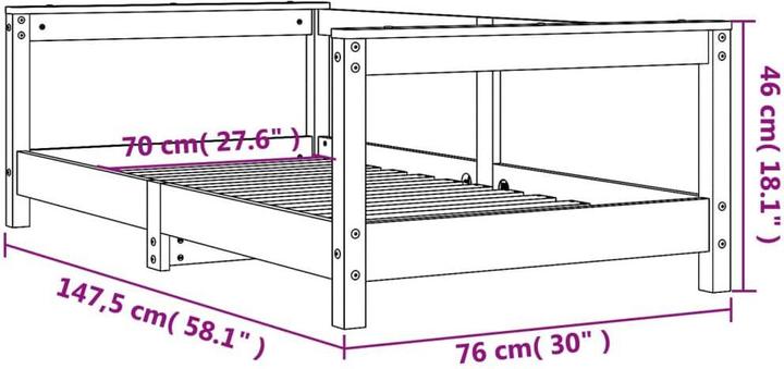 Image du produit vidaXL Jon (70 x 140 cm)