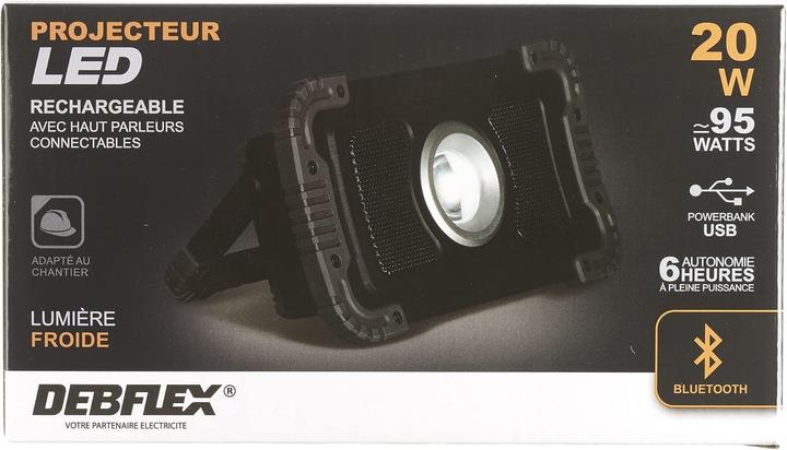 Actual product image Debflex Kabelloser LED-Baustrahler (1400 lm)