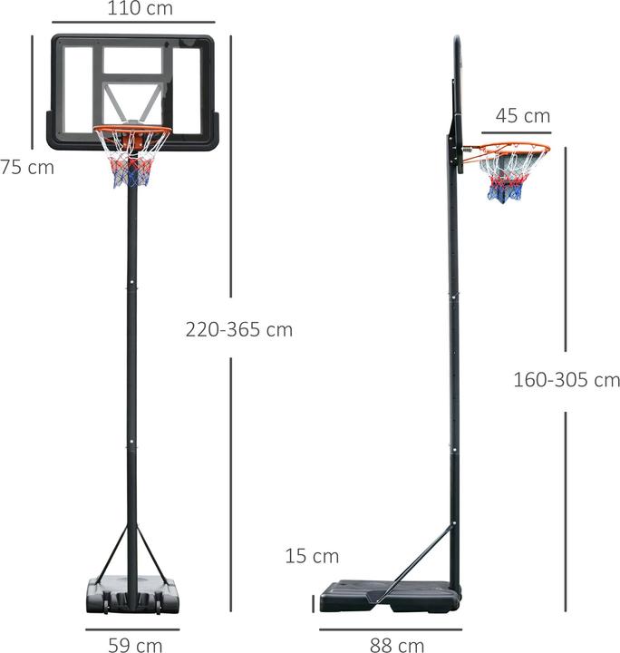 Image du produit Homcom Pied de basket-ball