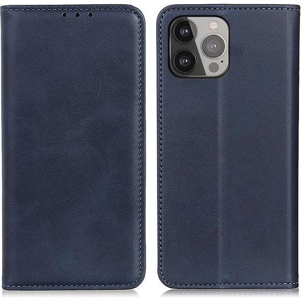 Thumbnail - MU Classic Classic V Leder Bookcover Series (Apple iPhone 13 Pro Max), Smartphone Hülle, Blau