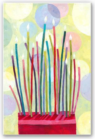 Actual product image Trenddeko Blanz - Birthday candles (30 x 45 cm)
