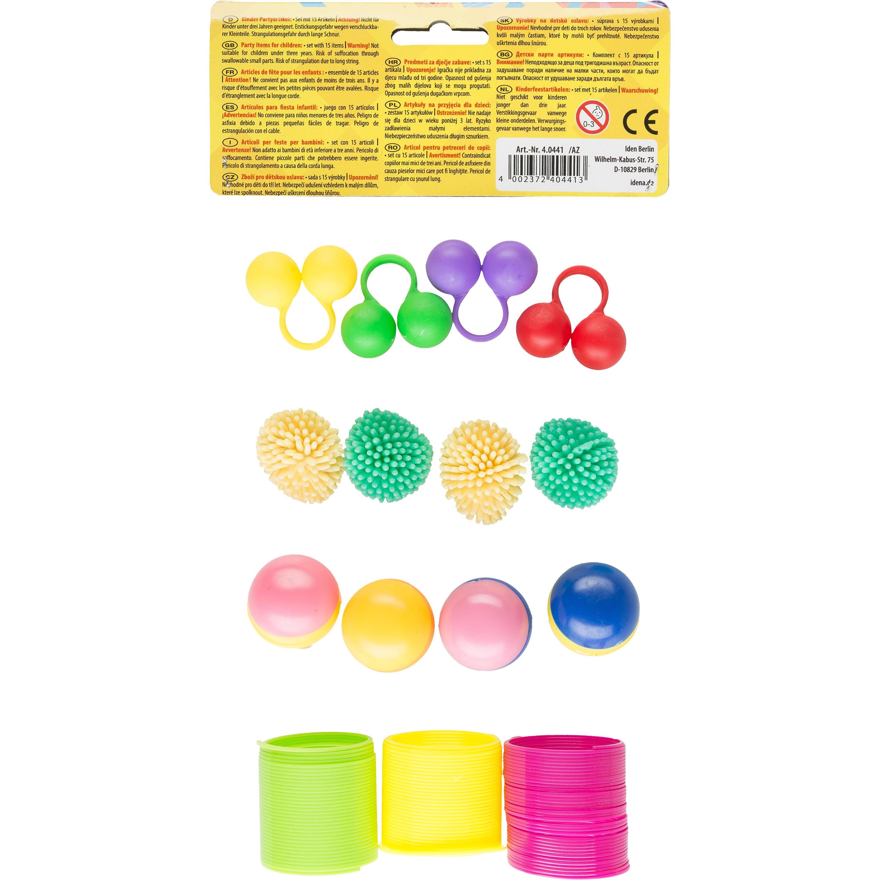 Idena Partyspass Set mit 15 Artikel (40441)