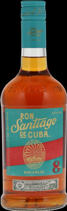 Actual product image Santiago de Cuba Ron Añejo 8 Años 40% Vol. 0,7l