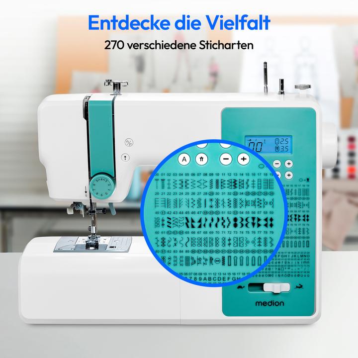 Image du produit Medion LIFE® Machine à coudre numérique SD36 (MD11881)