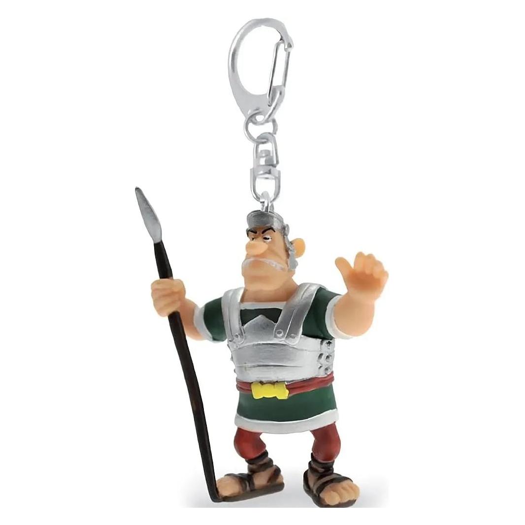 Plastoy, Schlüsselanhänger, Astérix - Porte-clés Légionnaire Avec Sa Lance, Mehrfarbig