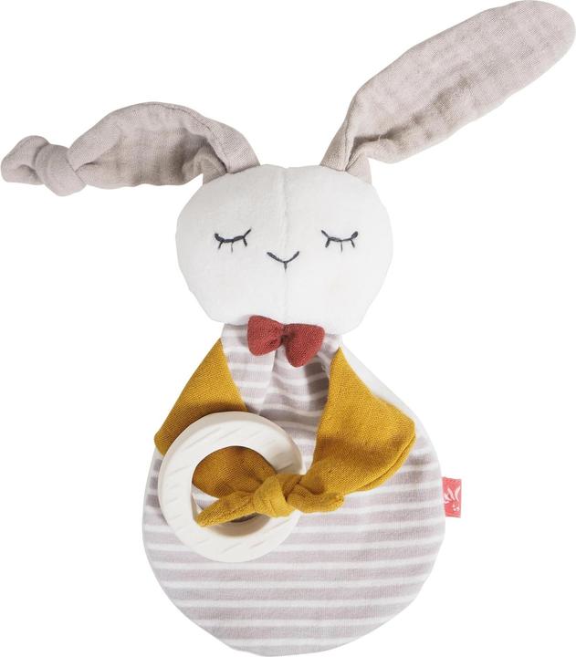 Actual product image Kikadu Teething Ring Bunny Boy (3 Months)