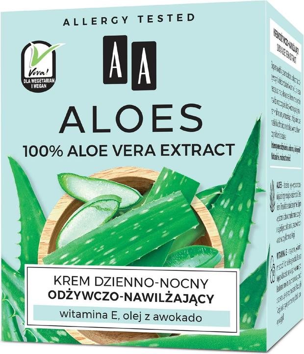 Actual product image Oceanic Aa - Aloe Vera 100% Aloe Extract Day-Night Nourishing And Moisturising Cream 50Ml (50 ml, 24h cream)