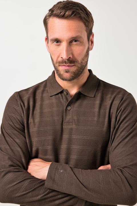 Produktbild JP1880 JP AWARE Langarm-Poloshirt, mit Biobaumwolle, OCS-zertifiziert (4XL)