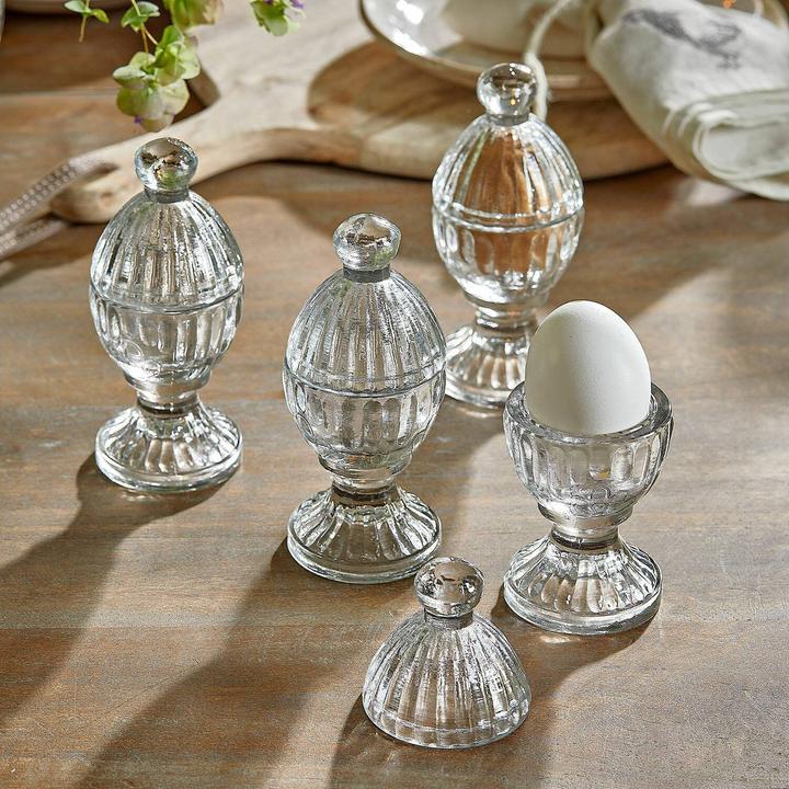 Produktbild Loberon Eierbecher 4er Set Uvirel klar (4x)