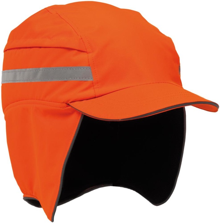 Actual product image 3M First Base 3 Winter orange bump cap with reflective stripes
