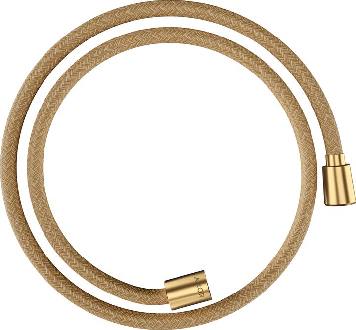 Actual product image hansgrohe AXOR ShowerSolutions textile shower hose, 1250mm, conical and cylindrical nut, 28227 (125 cm)