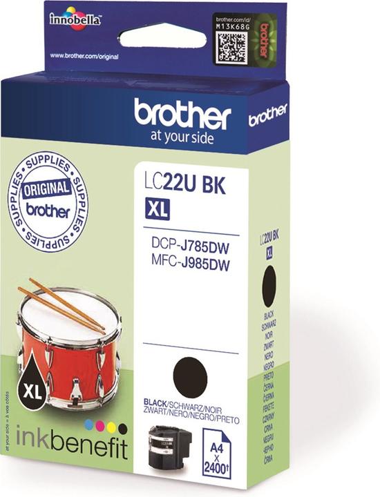 Produktbild Brother Lc-22ubk Ink Cartridge Black (BK)