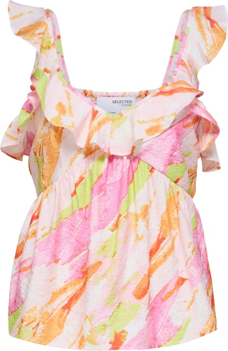 Actual product image Selected Femme Print top without sleeves (36)